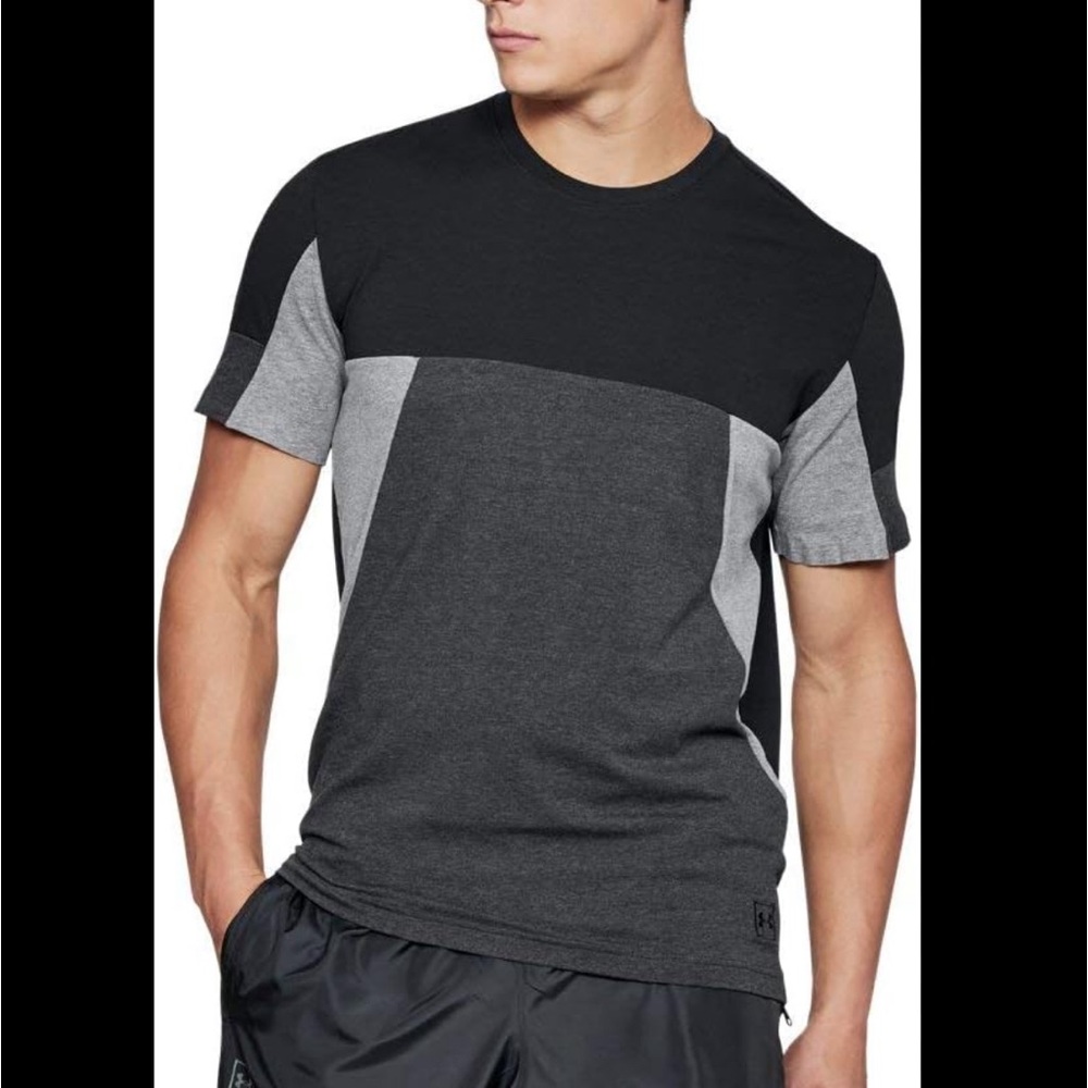 Like New Under Armour UA Sportstyle Colorblock, Fitted, Size Large.